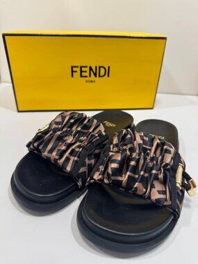 Fendi Women's Black Sandal